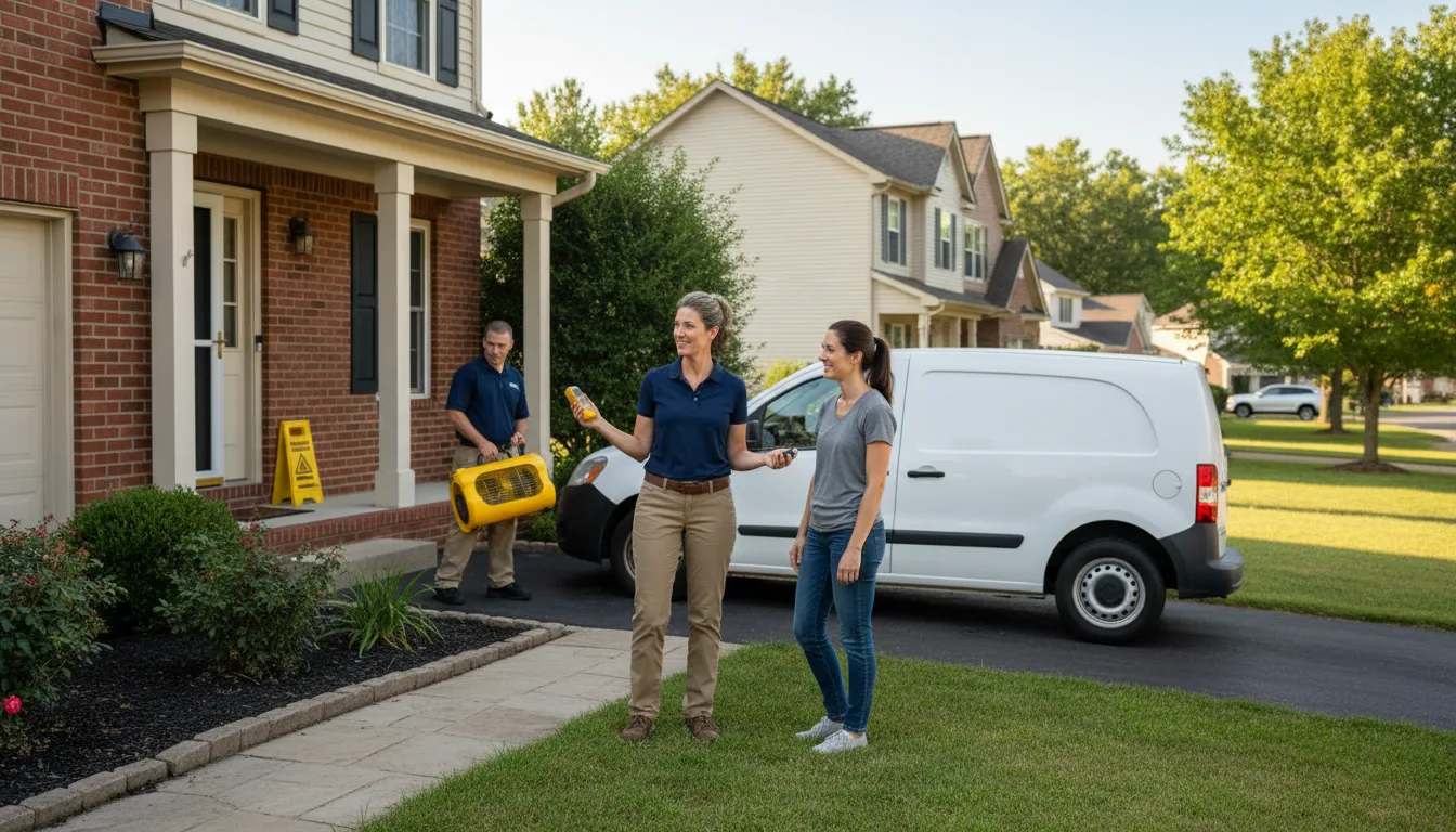 Water restoration image for Water Damage & Restoration Services in Neodesha, KS